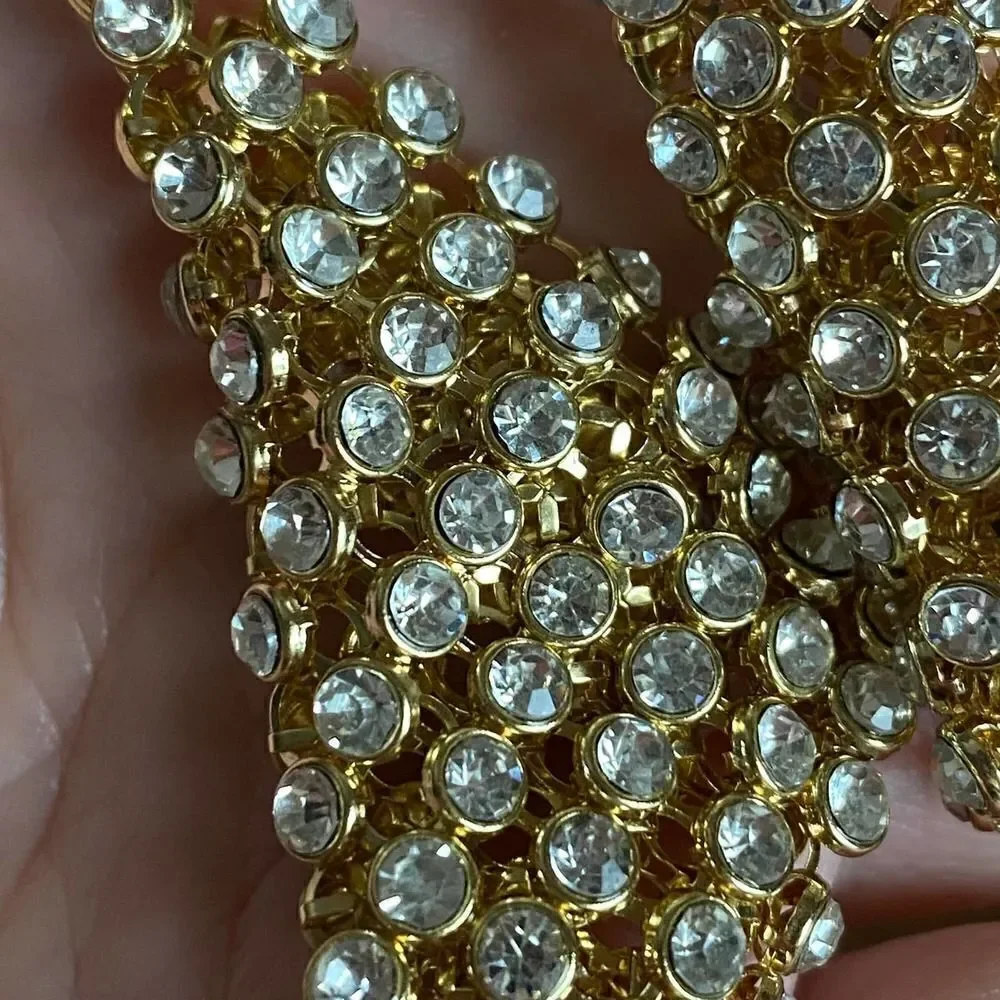Amrita Singh Crystal Gold Drop Earring